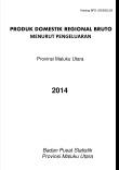 Pdrb Kabupaten Halmahera Tengah 2014 Menurut Pengeluaran